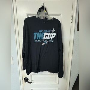 Fanatics NHL San Jose Sharks 2016 Stanley Cup Playoffs Long Sleeve Shirt